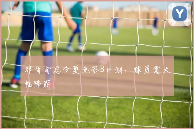邓肯考虑今夏免签B计划，球员需大幅降薪